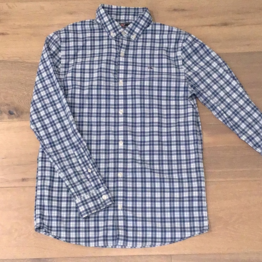 Vineyard Vines Boys Performance Whale Shirt L 16